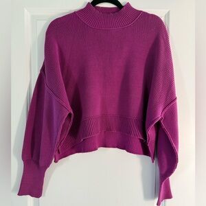 Zenana Outfitters Vibrant Magenta Sweater